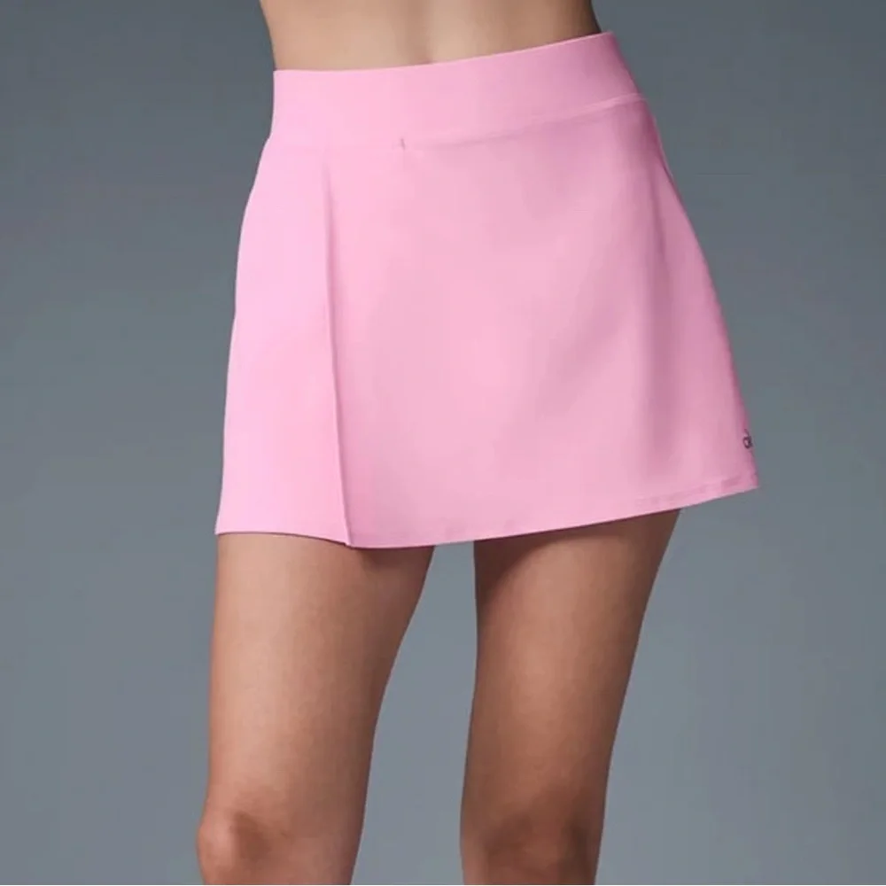 Alo Sweet Pink Alosoft Backspin Skirt